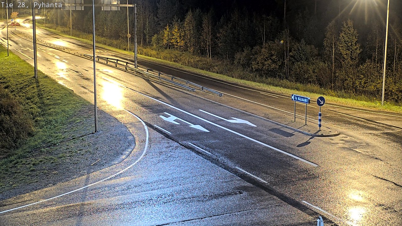 Kelikamerat Kuva Tie 28 Pyhäntä, Pyhäntä, Pohjois-Pohjanmaa