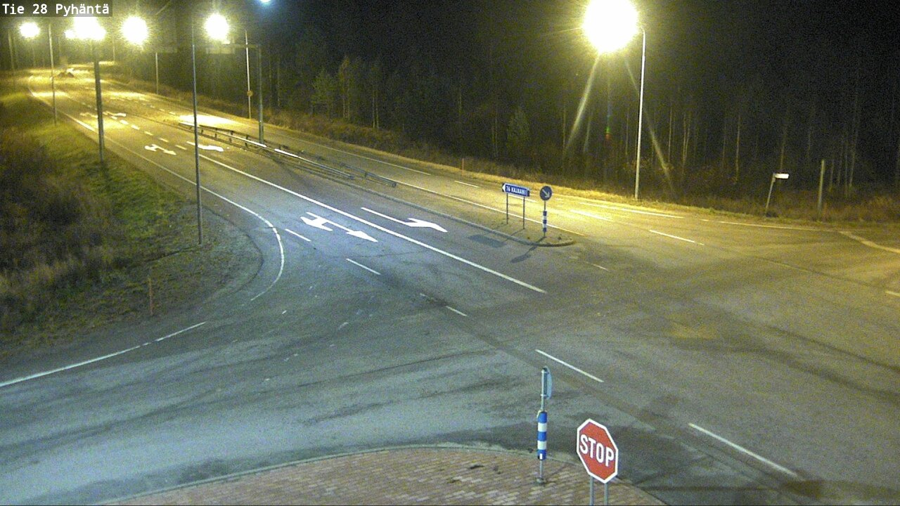 Kelikamerat Kuva Tie 28 Pyhäntä, Pyhäntä, Pohjois-Pohjanmaa