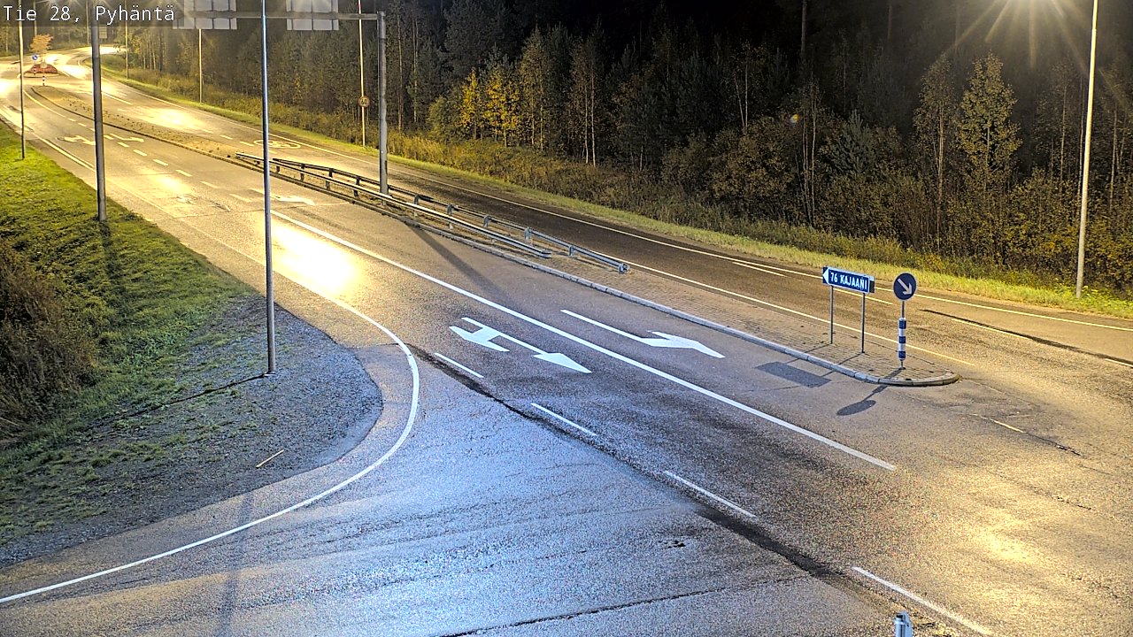 Kelikamerat Kuva Tie 28 Pyhäntä, Pyhäntä, Pohjois-Pohjanmaa