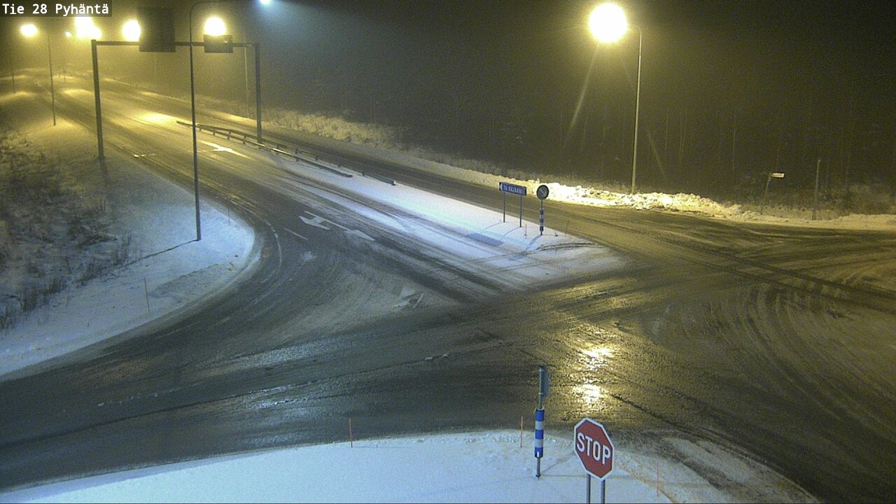 Kelikamerat Kuva Tie 28 Pyhäntä, Pyhäntä, Pohjois-Pohjanmaa