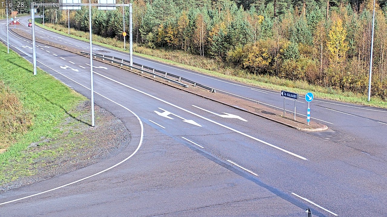 Kelikamerat Kuva Tie 28 Pyhäntä, Pyhäntä, Pohjois-Pohjanmaa