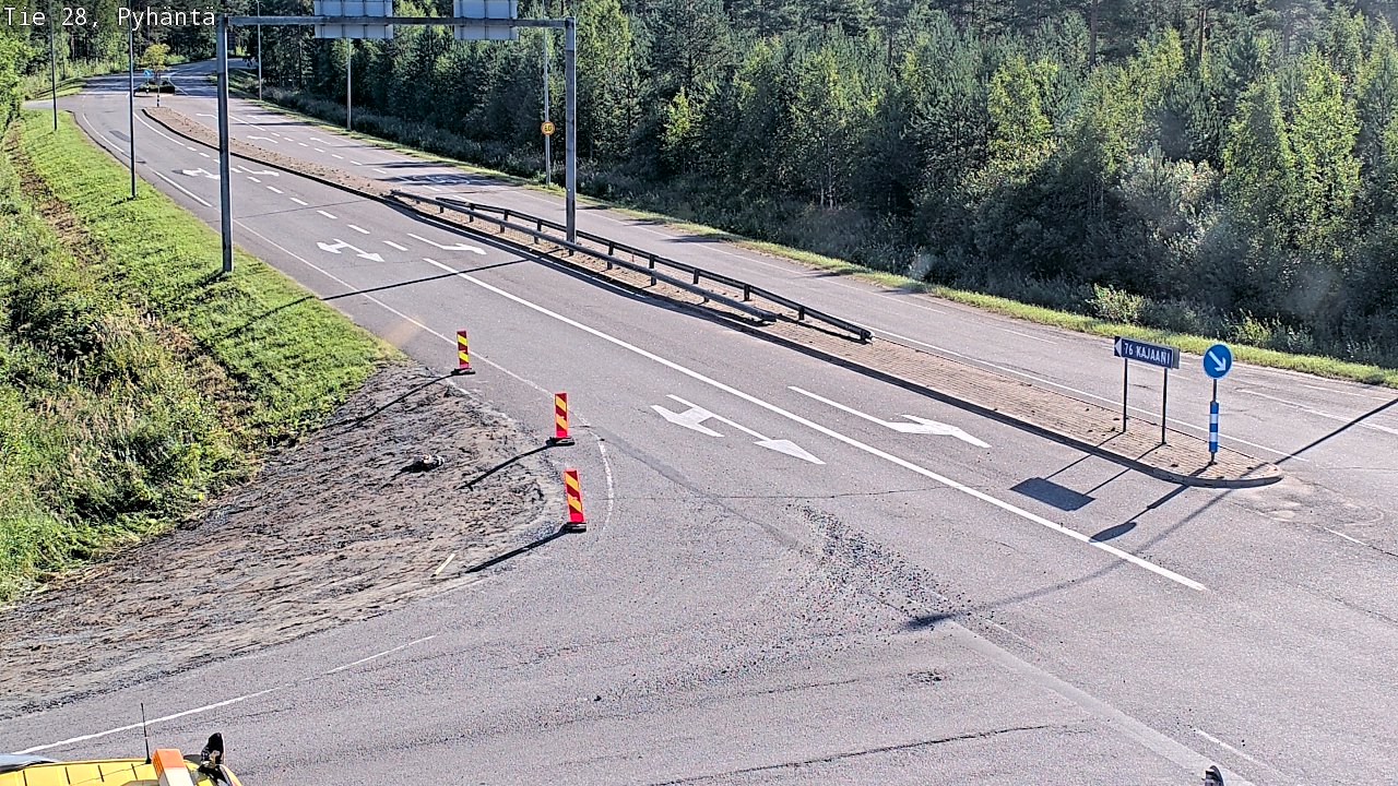 Kelikamerat Kuva Tie 28 Pyhäntä, Pyhäntä, Pohjois-Pohjanmaa