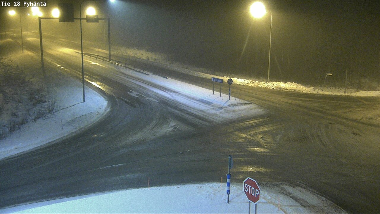 Kelikamerat Kuva Tie 28 Pyhäntä, Pyhäntä, Pohjois-Pohjanmaa