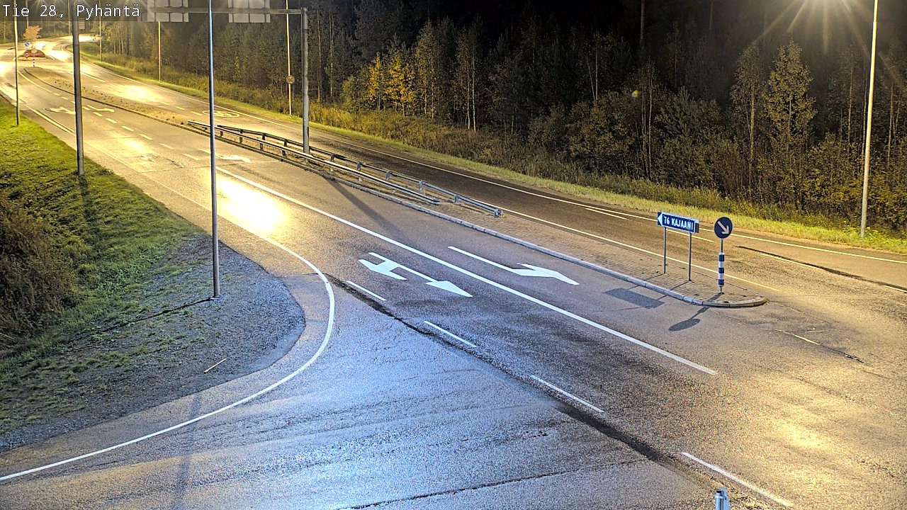Kelikamerat Kuva Tie 28 Pyhäntä, Pyhäntä, Pohjois-Pohjanmaa