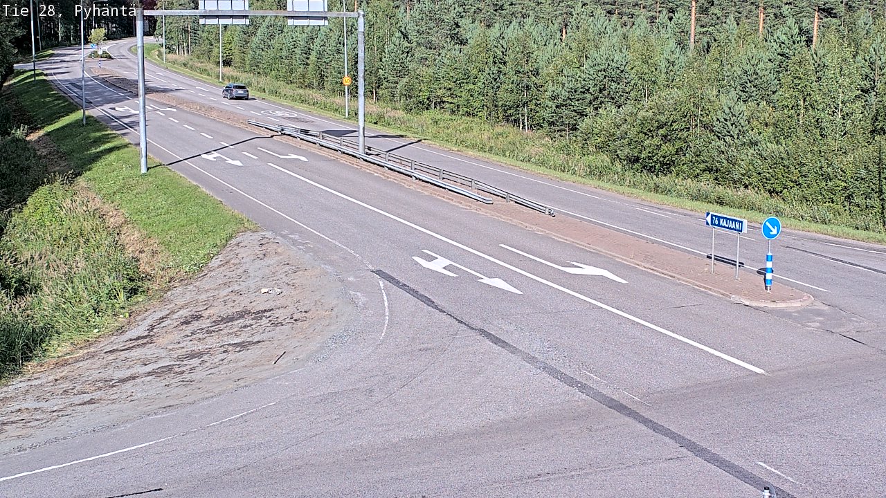 Kelikamerat Kuva Tie 28 Pyhäntä, Pyhäntä, Pohjois-Pohjanmaa