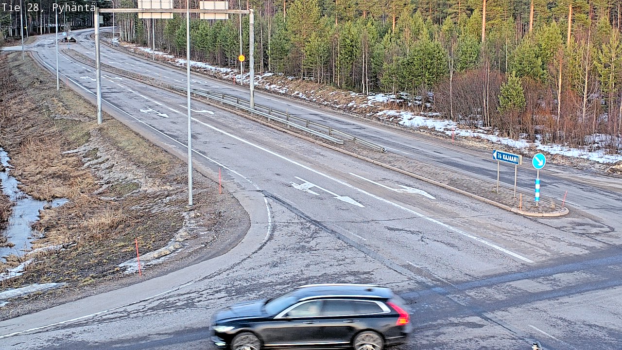 Kelikamerat Kuva Tie 28 Pyhäntä, Pyhäntä, Pohjois-Pohjanmaa
