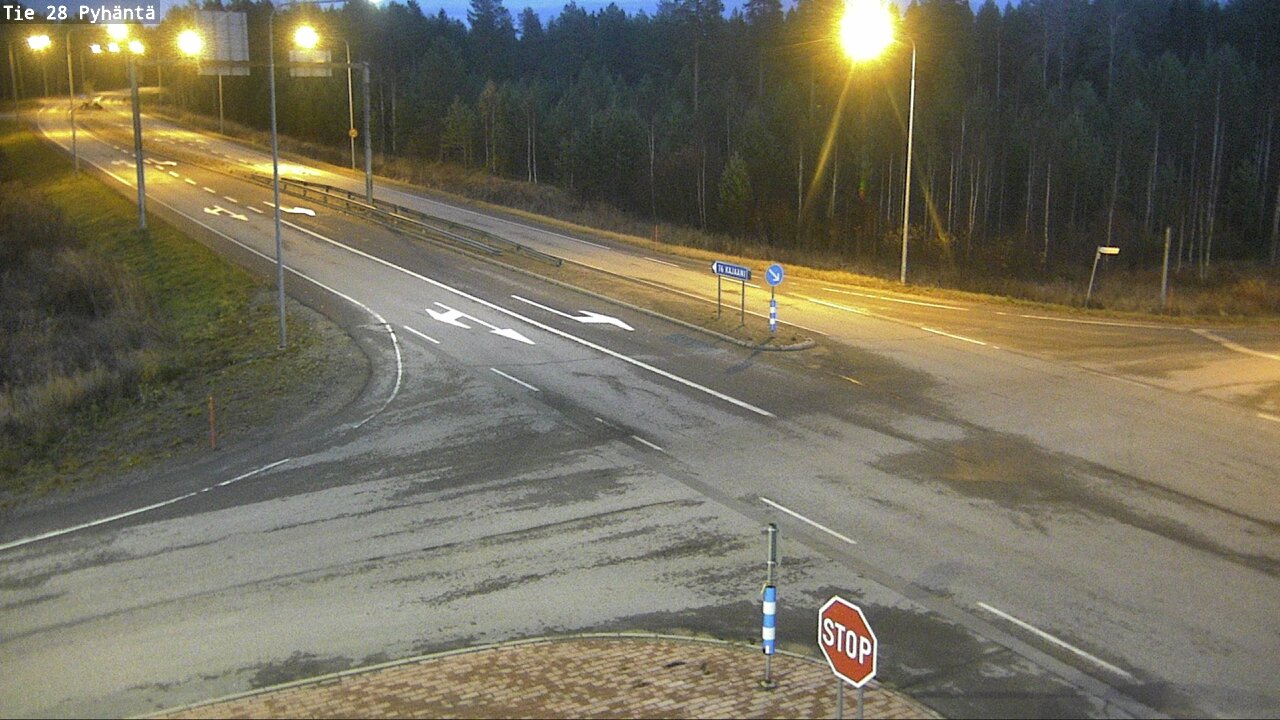 Kelikamerat Kuva Tie 28 Pyhäntä, Pyhäntä, Pohjois-Pohjanmaa