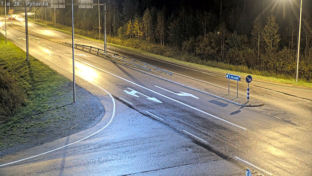 Kelikamerat Kuva Tie 28 Pyhäntä, Pyhäntä, Pohjois-Pohjanmaa