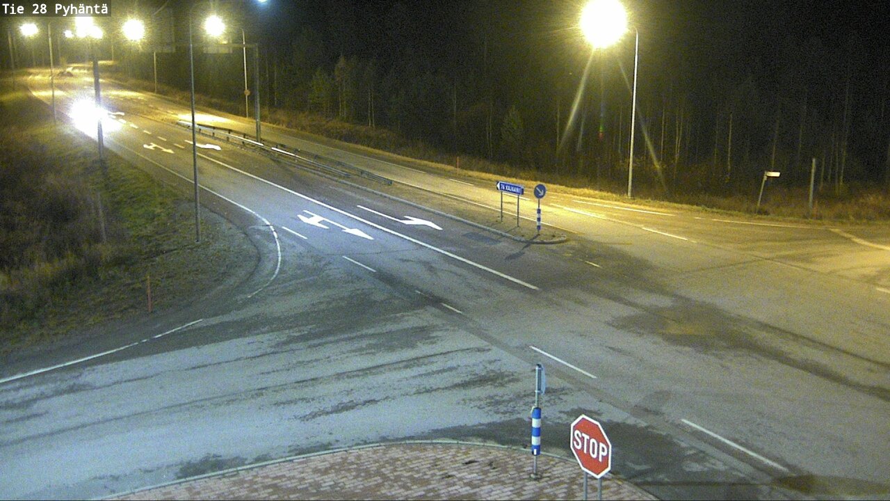 Kelikamerat Kuva Tie 28 Pyhäntä, Pyhäntä, Pohjois-Pohjanmaa