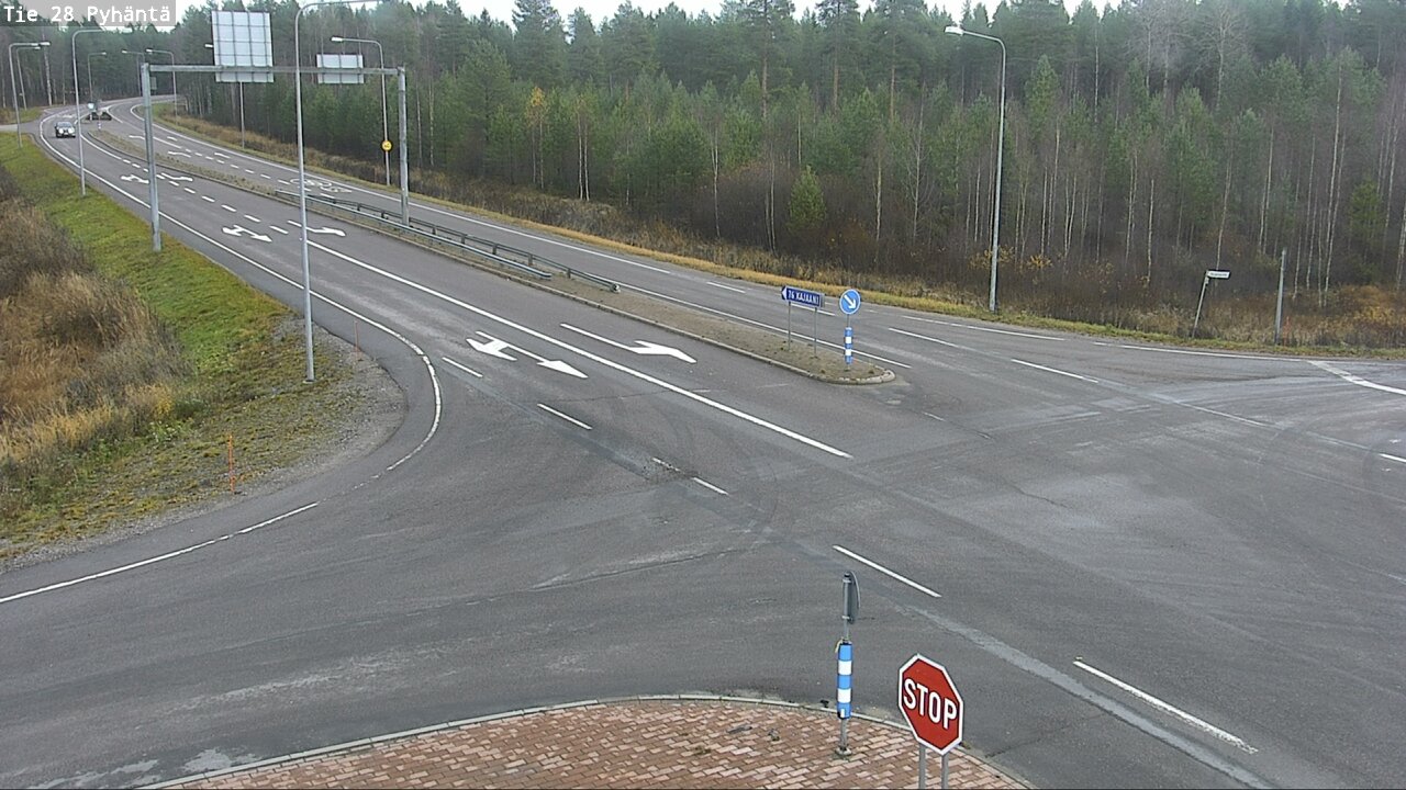 Kelikamerat Kuva Tie 28 Pyhäntä, Pyhäntä, Pohjois-Pohjanmaa