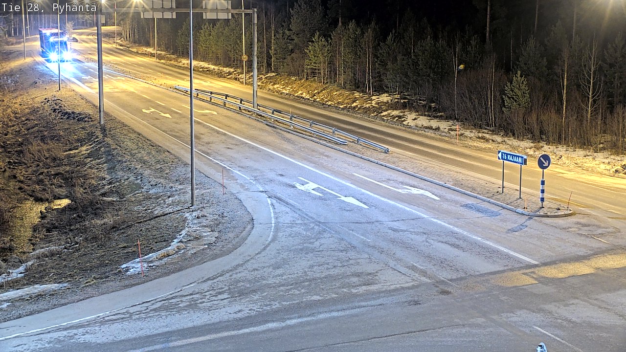 Kelikamerat Kuva Tie 28 Pyhäntä, Pyhäntä, Pohjois-Pohjanmaa