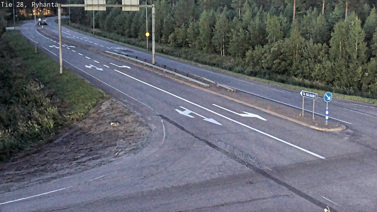 Kelikamerat Kuva Tie 28 Pyhäntä, Pyhäntä, Pohjois-Pohjanmaa
