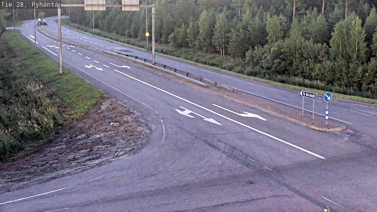 Kelikamerat Kuva Tie 28 Pyhäntä, Pyhäntä, Pohjois-Pohjanmaa