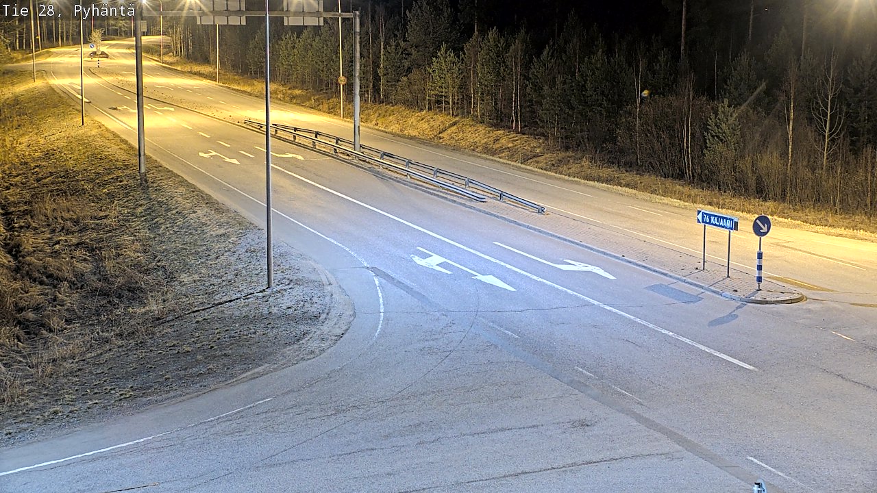 Kelikamerat Kuva Tie 28 Pyhäntä, Pyhäntä, Pohjois-Pohjanmaa