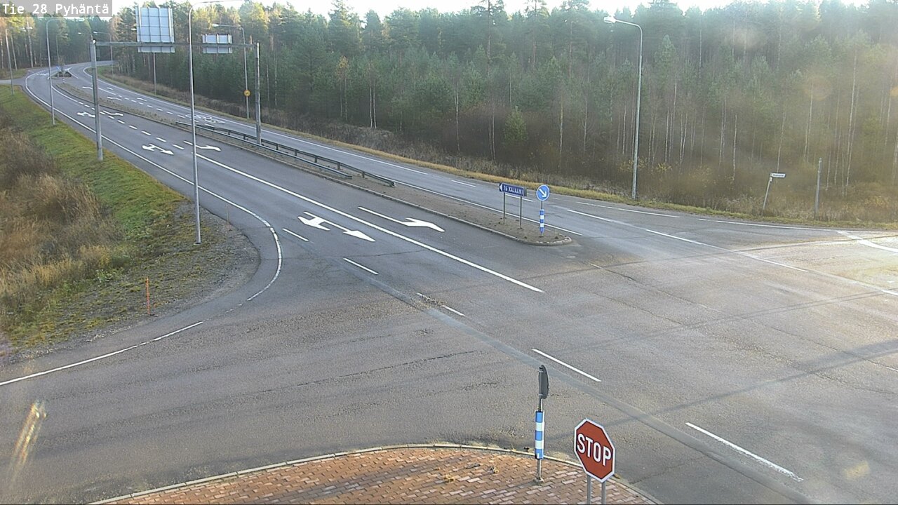 Kelikamerat Kuva Tie 28 Pyhäntä, Pyhäntä, Pohjois-Pohjanmaa