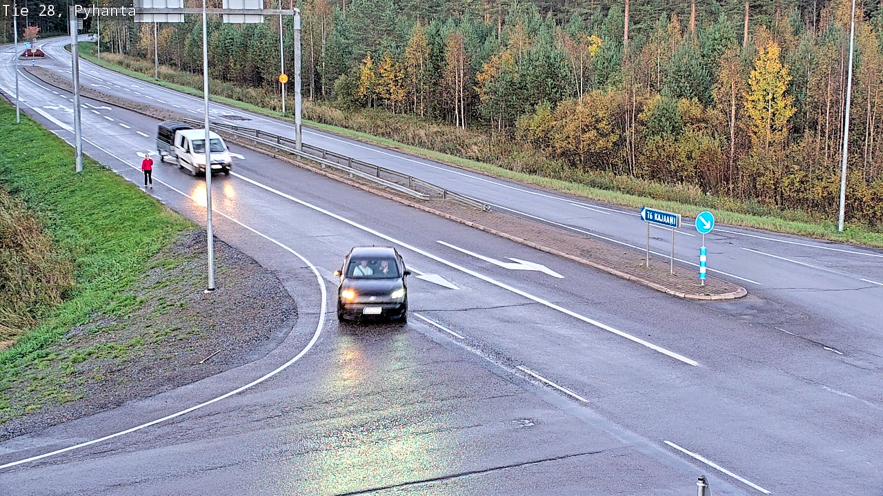 Kelikamerat Kuva Tie 28 Pyhäntä, Pyhäntä, Pohjois-Pohjanmaa