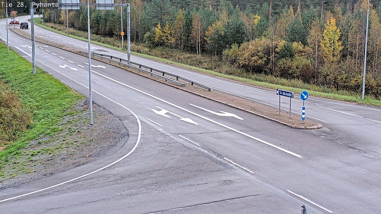 Kelikamerat Kuva Tie 28 Pyhäntä, Pyhäntä, Pohjois-Pohjanmaa