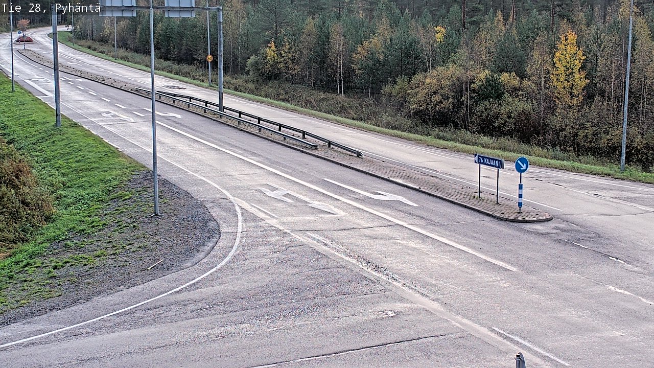 Kelikamerat Kuva Tie 28 Pyhäntä, Pyhäntä, Pohjois-Pohjanmaa