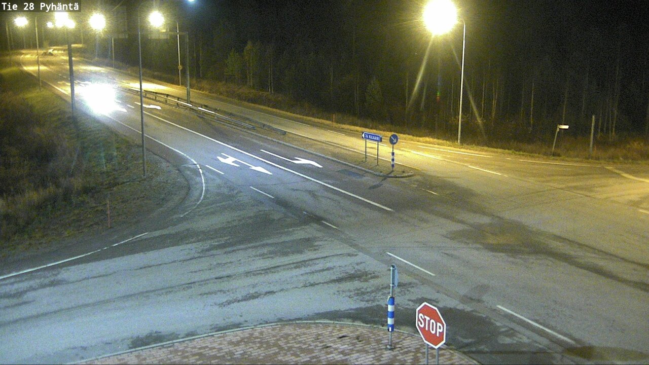 Kelikamerat Kuva Tie 28 Pyhäntä, Pyhäntä, Pohjois-Pohjanmaa