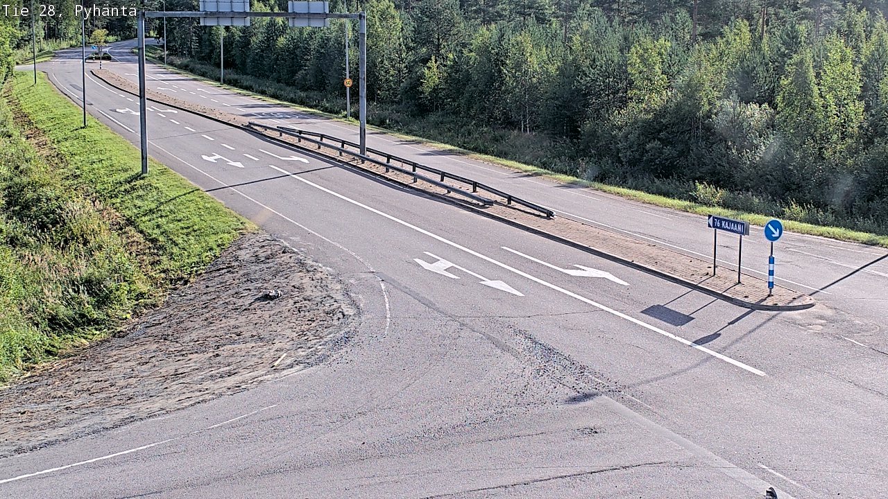 Kelikamerat Kuva Tie 28 Pyhäntä, Pyhäntä, Pohjois-Pohjanmaa