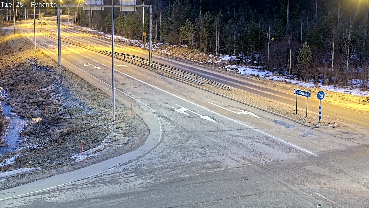 Kelikamerat Kuva Tie 28 Pyhäntä, Pyhäntä, Pohjois-Pohjanmaa