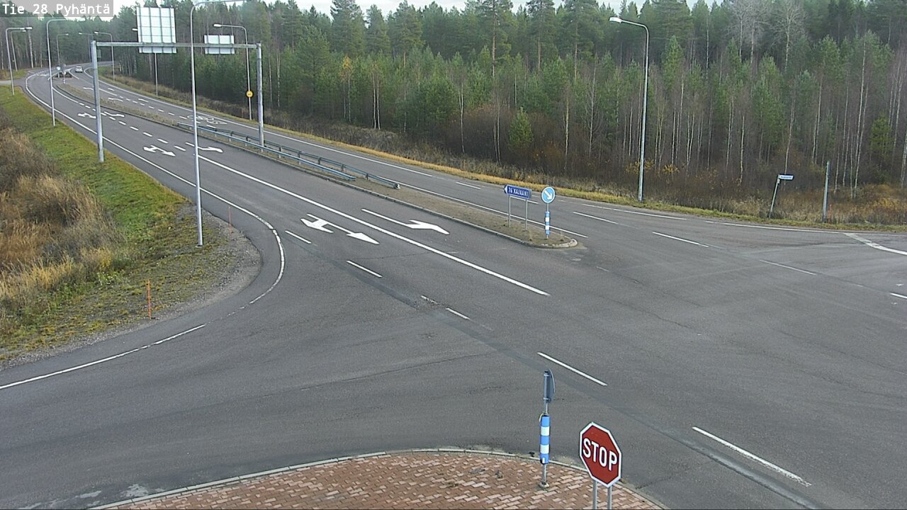 Kelikamerat Kuva Tie 28 Pyhäntä, Pyhäntä, Pohjois-Pohjanmaa