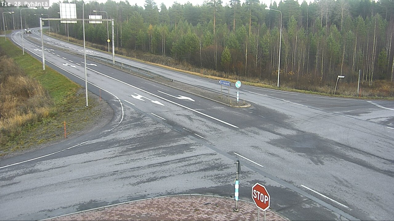 Kelikamerat Kuva Tie 28 Pyhäntä, Pyhäntä, Pohjois-Pohjanmaa