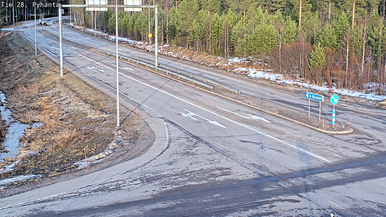 Kelikamerat Kuva Tie 28 Pyhäntä, Pyhäntä, Pohjois-Pohjanmaa