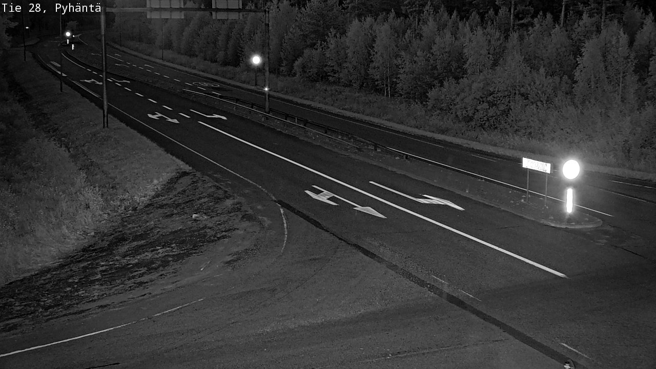 Kelikamerat Kuva Tie 28 Pyhäntä, Pyhäntä, Pohjois-Pohjanmaa