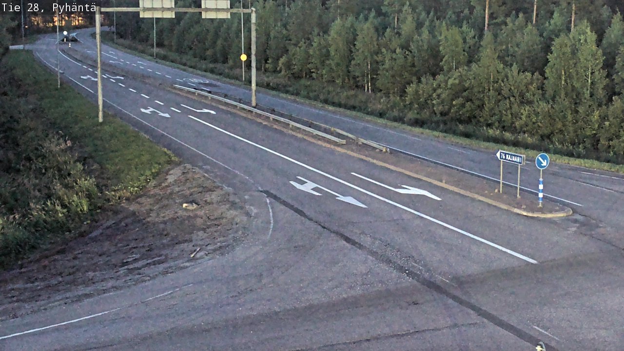 Kelikamerat Kuva Tie 28 Pyhäntä, Pyhäntä, Pohjois-Pohjanmaa