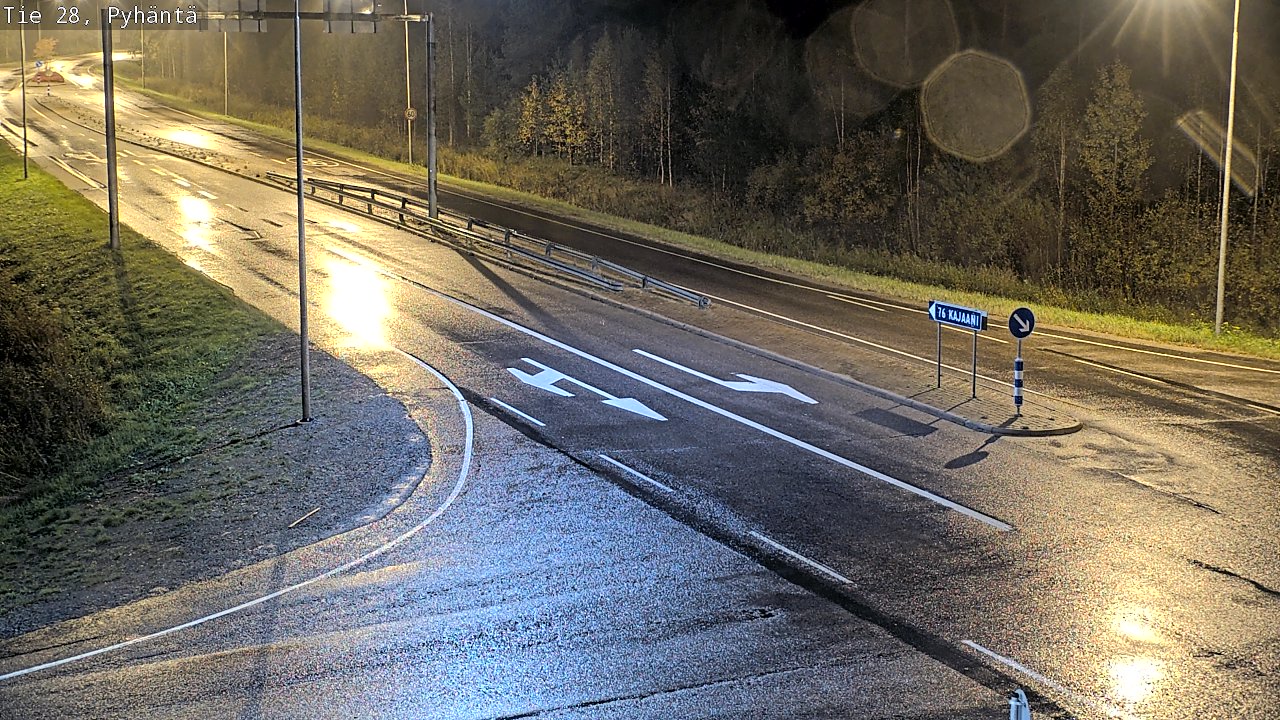 Kelikamerat Kuva Tie 28 Pyhäntä, Pyhäntä, Pohjois-Pohjanmaa