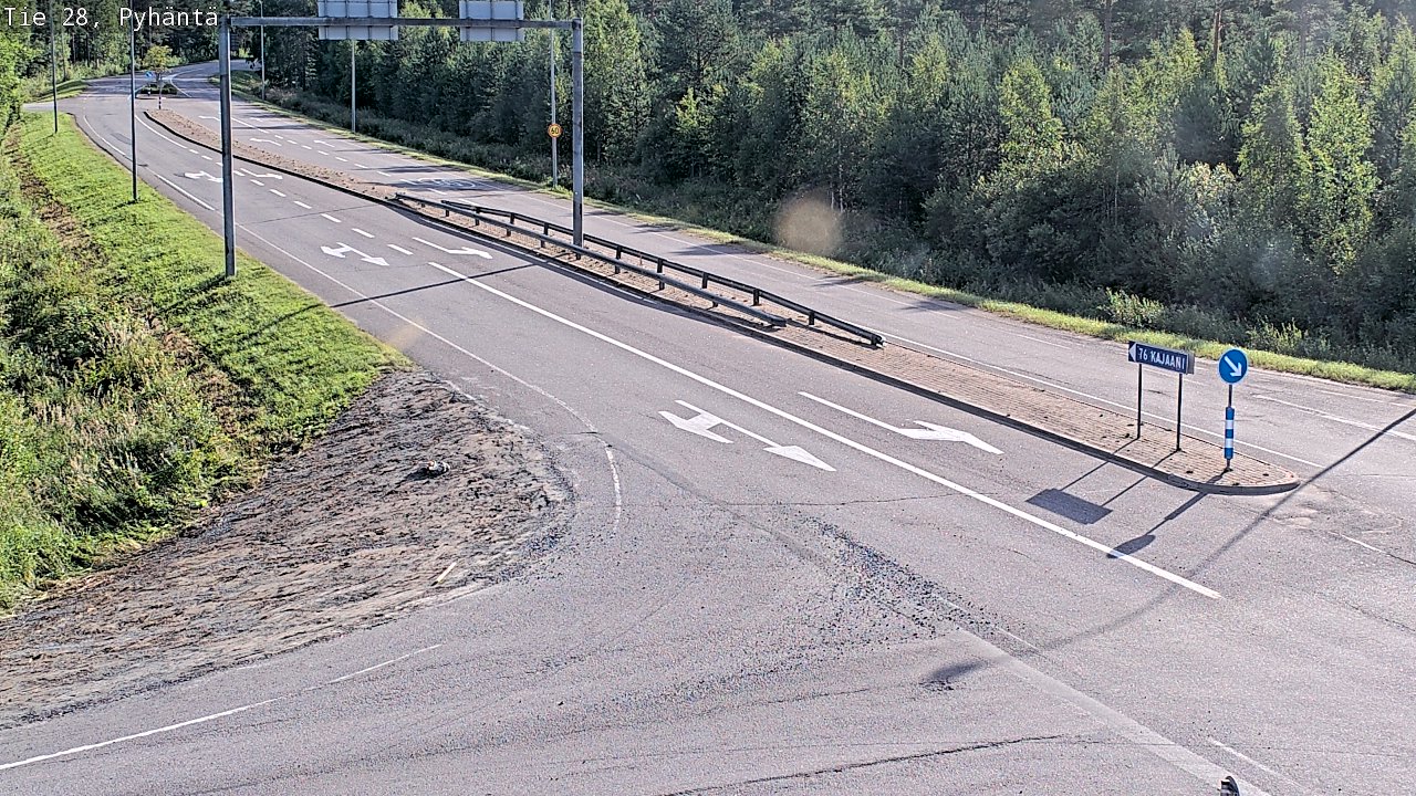 Kelikamerat Kuva Tie 28 Pyhäntä, Pyhäntä, Pohjois-Pohjanmaa