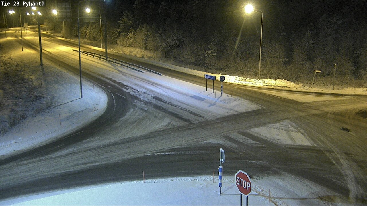Kelikamerat Kuva Tie 28 Pyhäntä, Pyhäntä, Pohjois-Pohjanmaa