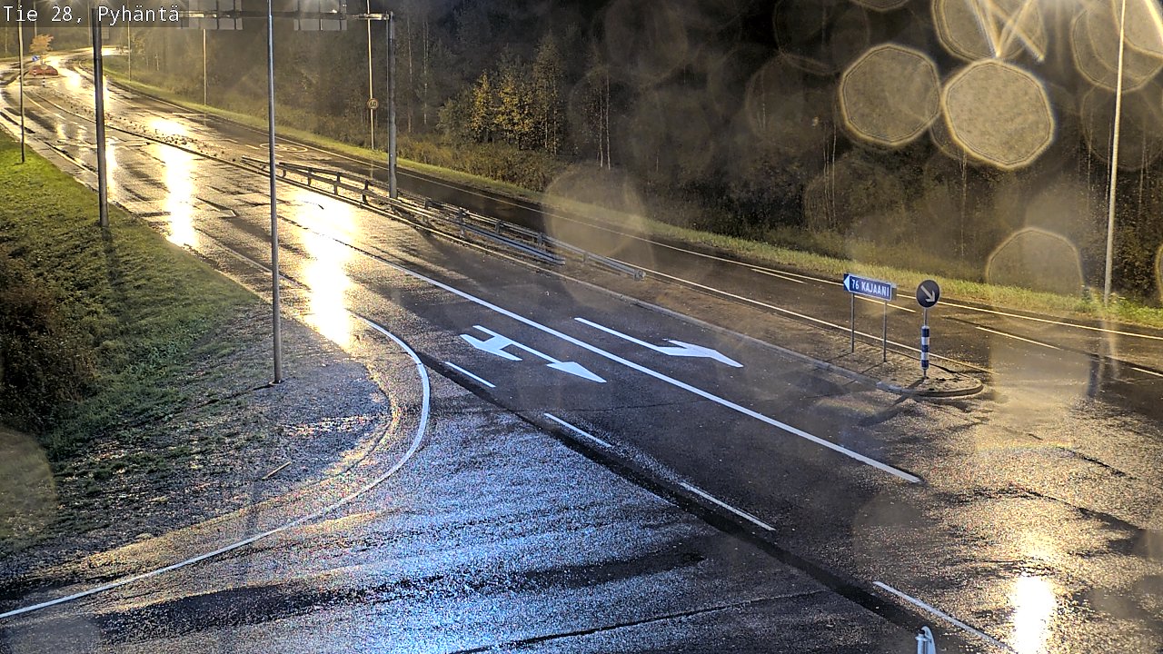 Kelikamerat Kuva Tie 28 Pyhäntä, Pyhäntä, Pohjois-Pohjanmaa
