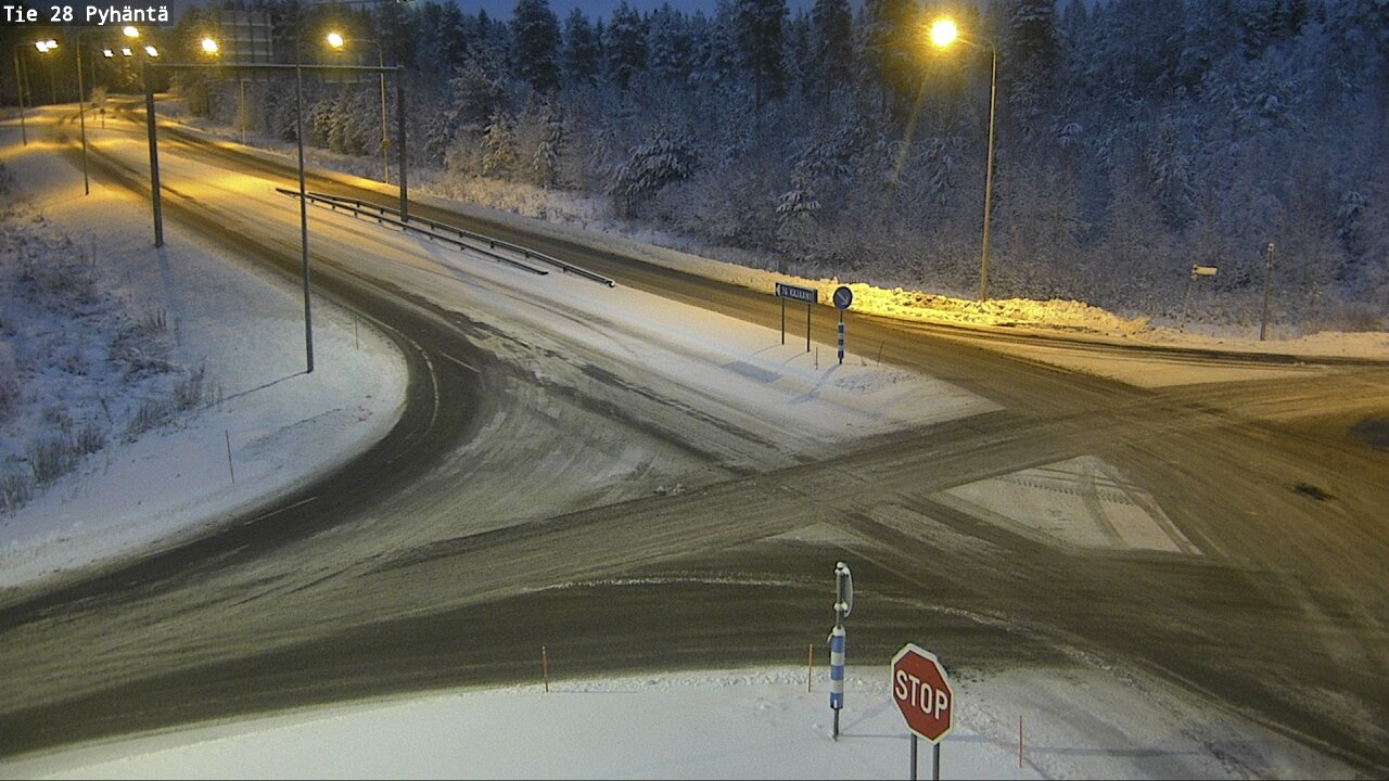 Kelikamerat Kuva Tie 28 Pyhäntä, Pyhäntä, Pohjois-Pohjanmaa
