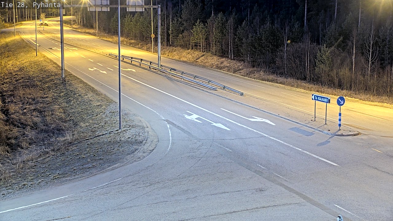Kelikamerat Kuva Tie 28 Pyhäntä, Pyhäntä, Pohjois-Pohjanmaa