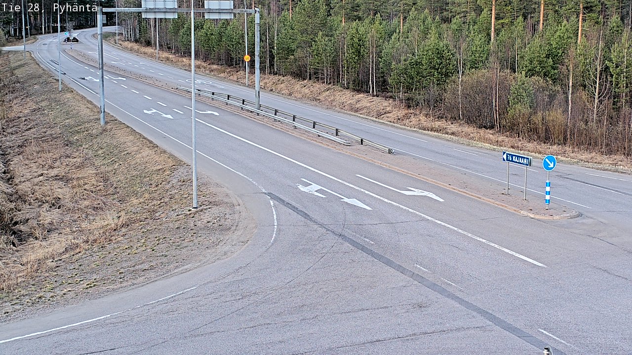 Kelikamerat Kuva Tie 28 Pyhäntä, Pyhäntä, Pohjois-Pohjanmaa