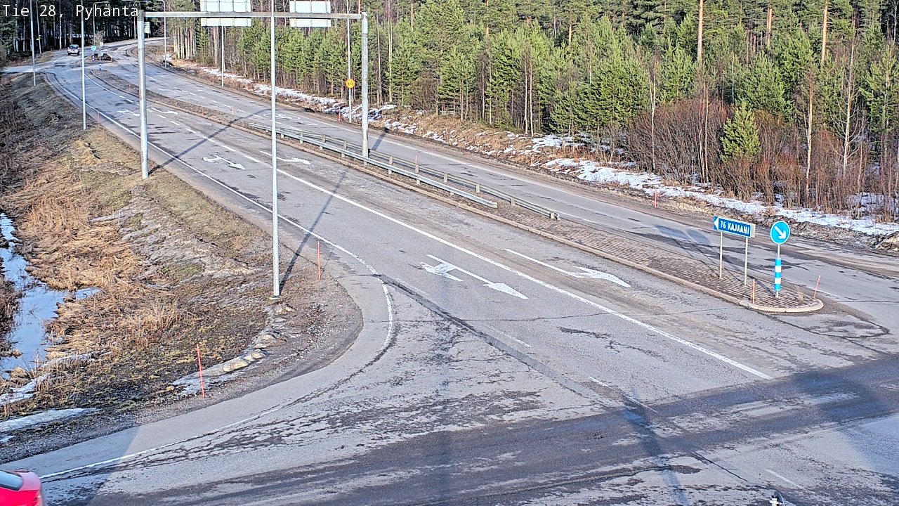 Kelikamerat Kuva Tie 28 Pyhäntä, Pyhäntä, Pohjois-Pohjanmaa