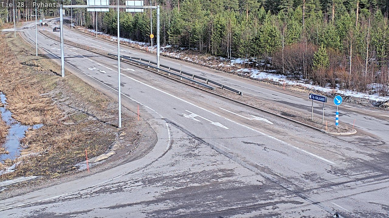Kelikamerat Kuva Tie 28 Pyhäntä, Pyhäntä, Pohjois-Pohjanmaa