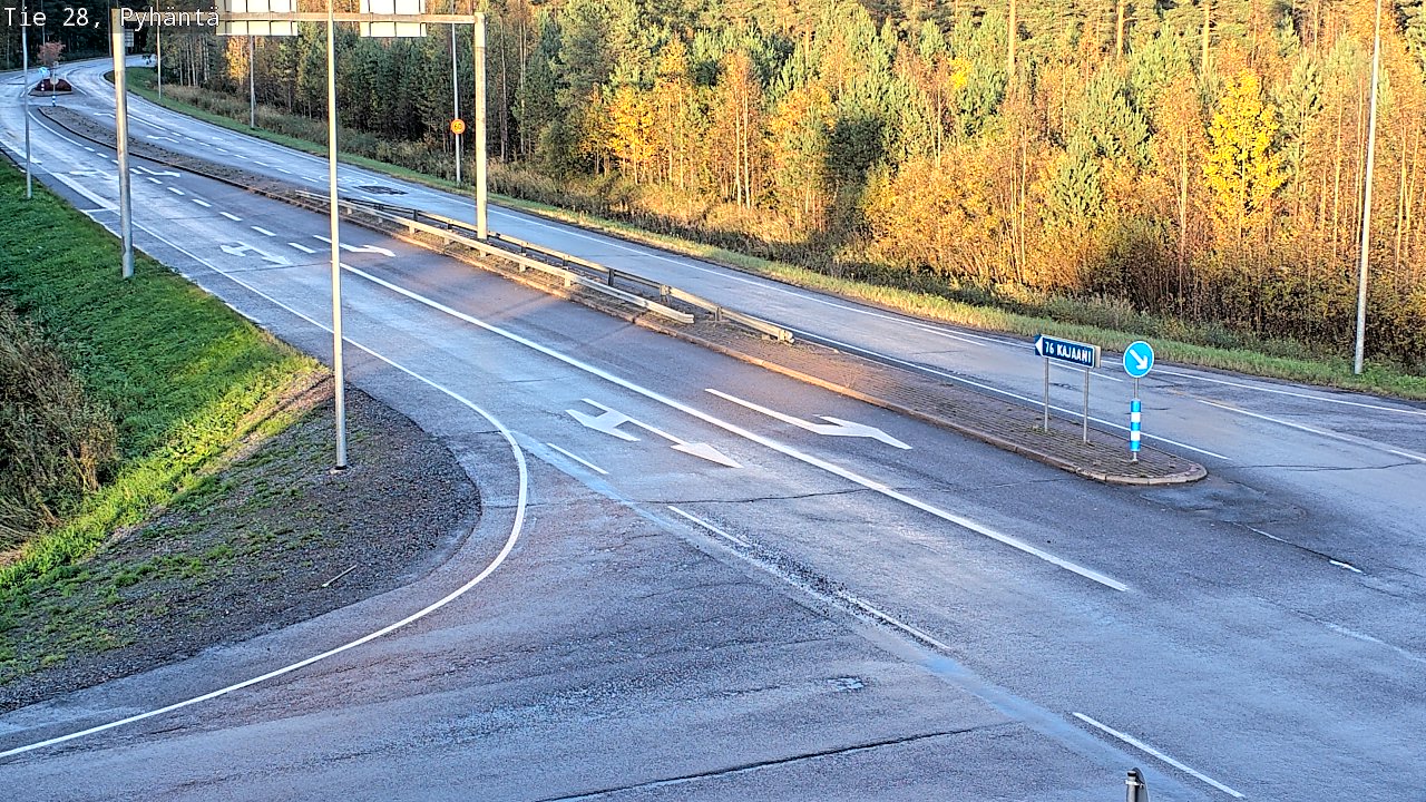 Kelikamerat Kuva Tie 28 Pyhäntä, Pyhäntä, Pohjois-Pohjanmaa