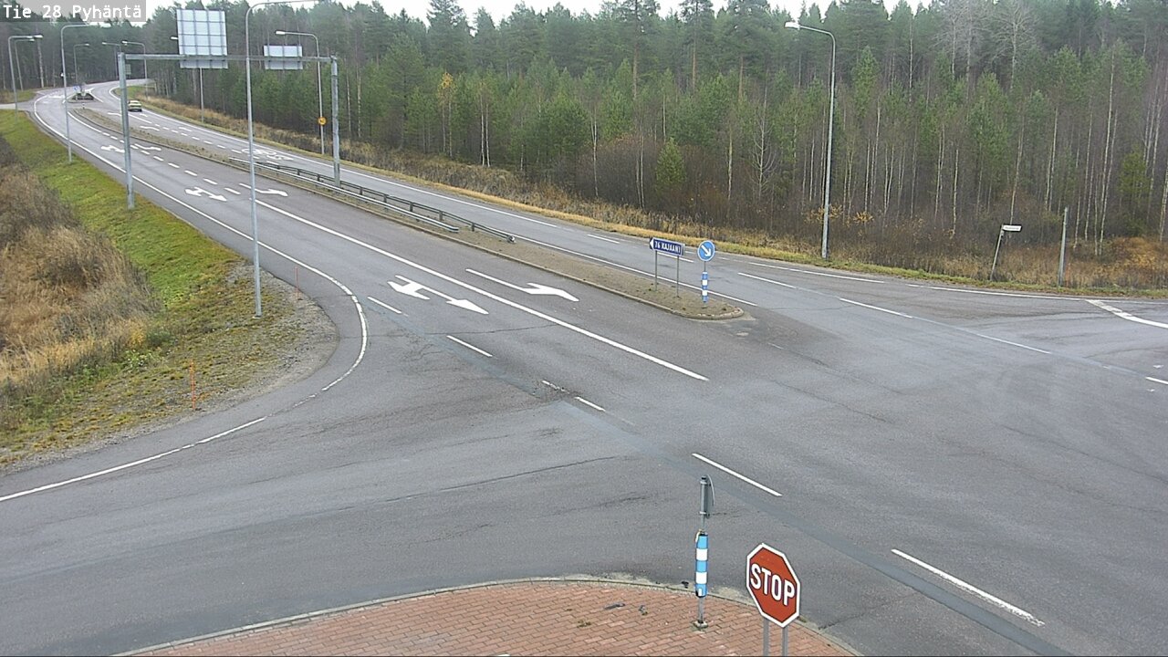 Kelikamerat Kuva Tie 28 Pyhäntä, Pyhäntä, Pohjois-Pohjanmaa