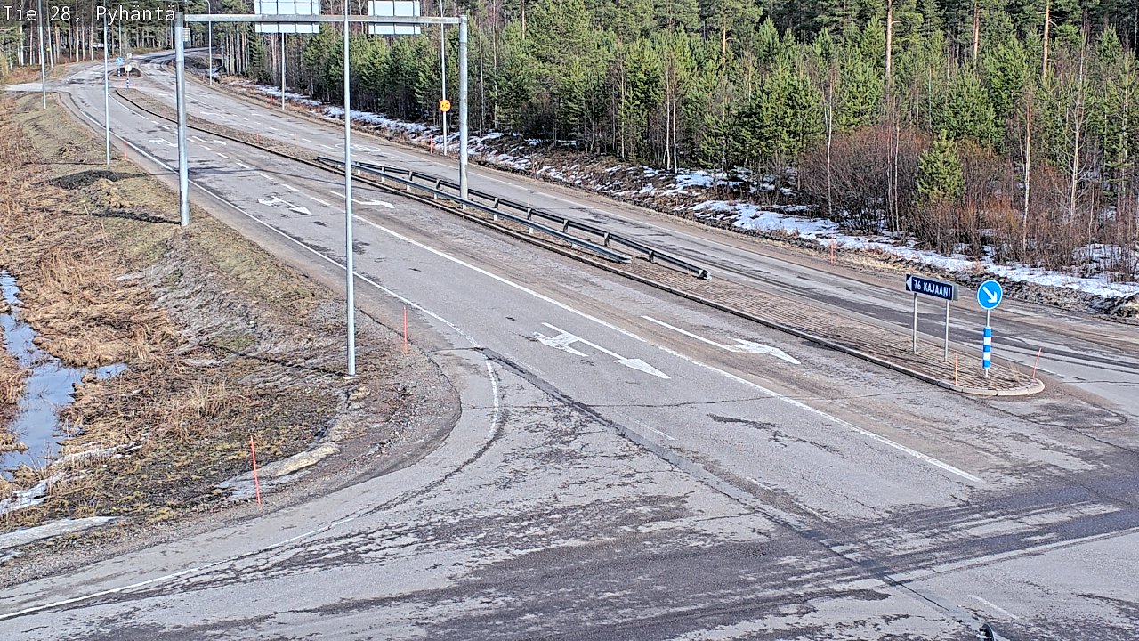 Kelikamerat Kuva Tie 28 Pyhäntä, Pyhäntä, Pohjois-Pohjanmaa