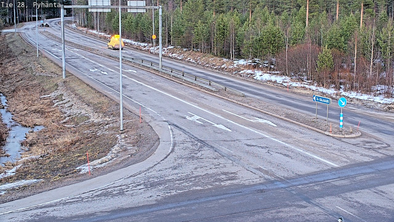 Kelikamerat Kuva Tie 28 Pyhäntä, Pyhäntä, Pohjois-Pohjanmaa