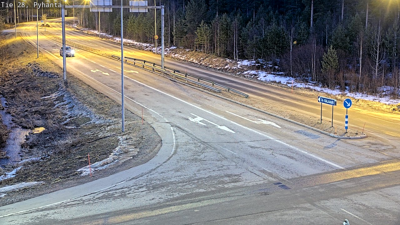 Kelikamerat Kuva Tie 28 Pyhäntä, Pyhäntä, Pohjois-Pohjanmaa