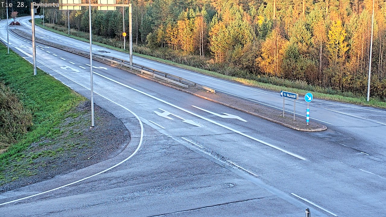 Kelikamerat Kuva Tie 28 Pyhäntä, Pyhäntä, Pohjois-Pohjanmaa