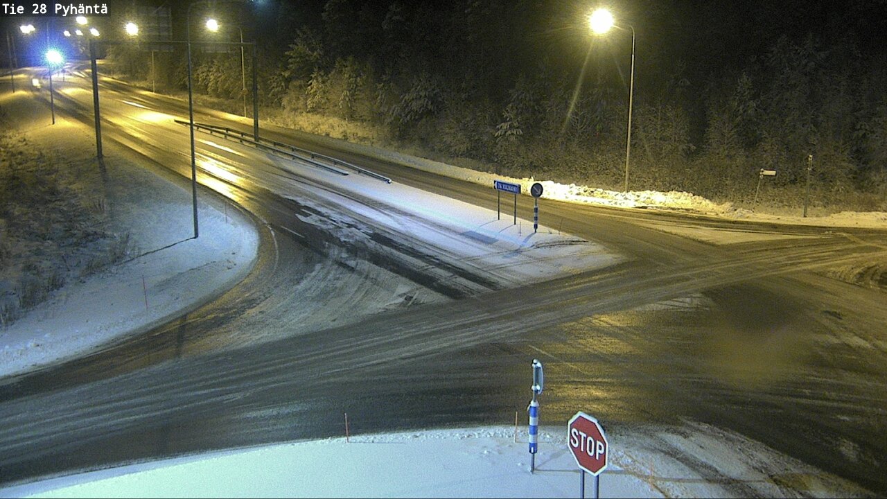Kelikamerat Kuva Tie 28 Pyhäntä, Pyhäntä, Pohjois-Pohjanmaa