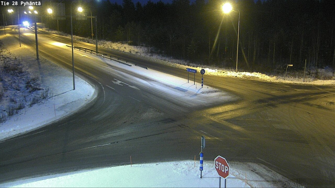 Kelikamerat Kuva Tie 28 Pyhäntä, Pyhäntä, Pohjois-Pohjanmaa