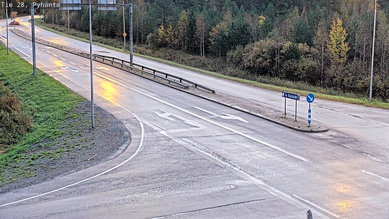 Kelikamerat Kuva Tie 28 Pyhäntä, Pyhäntä, Pohjois-Pohjanmaa