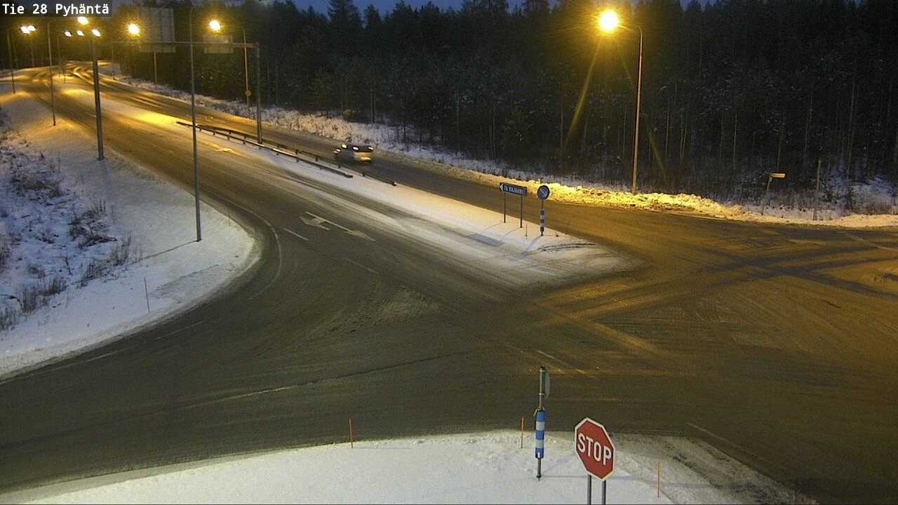 Kelikamerat Kuva Tie 28 Pyhäntä, Pyhäntä, Pohjois-Pohjanmaa