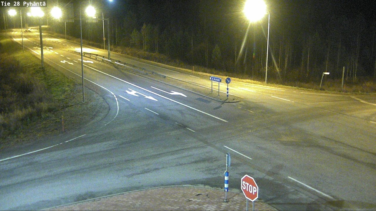 Kelikamerat Kuva Tie 28 Pyhäntä, Pyhäntä, Pohjois-Pohjanmaa